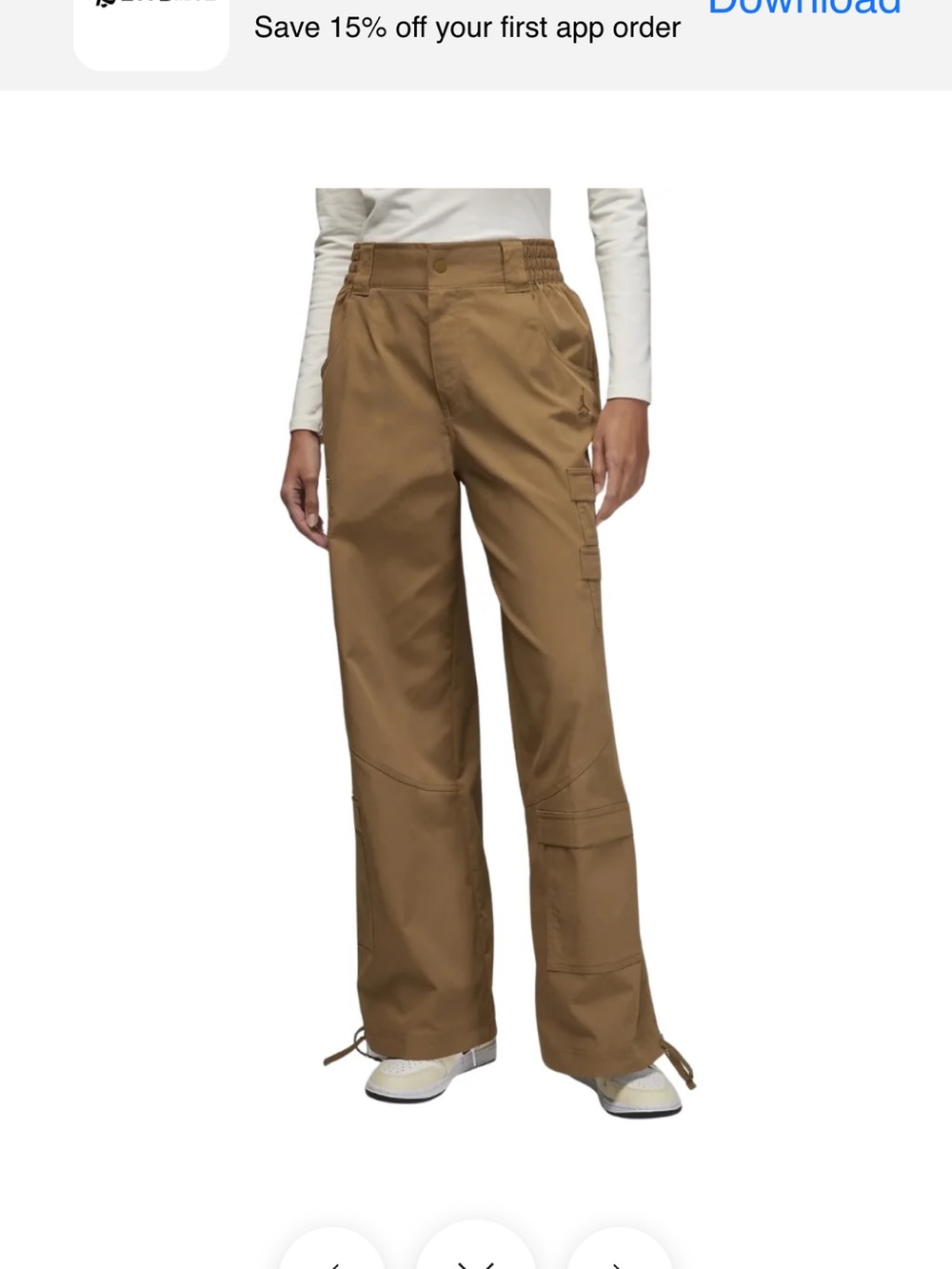 Nike Jordan Pants in Brown